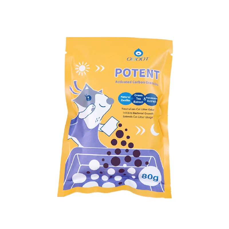 Potent Activated Carbon Granules Cat Litter Deodorizer